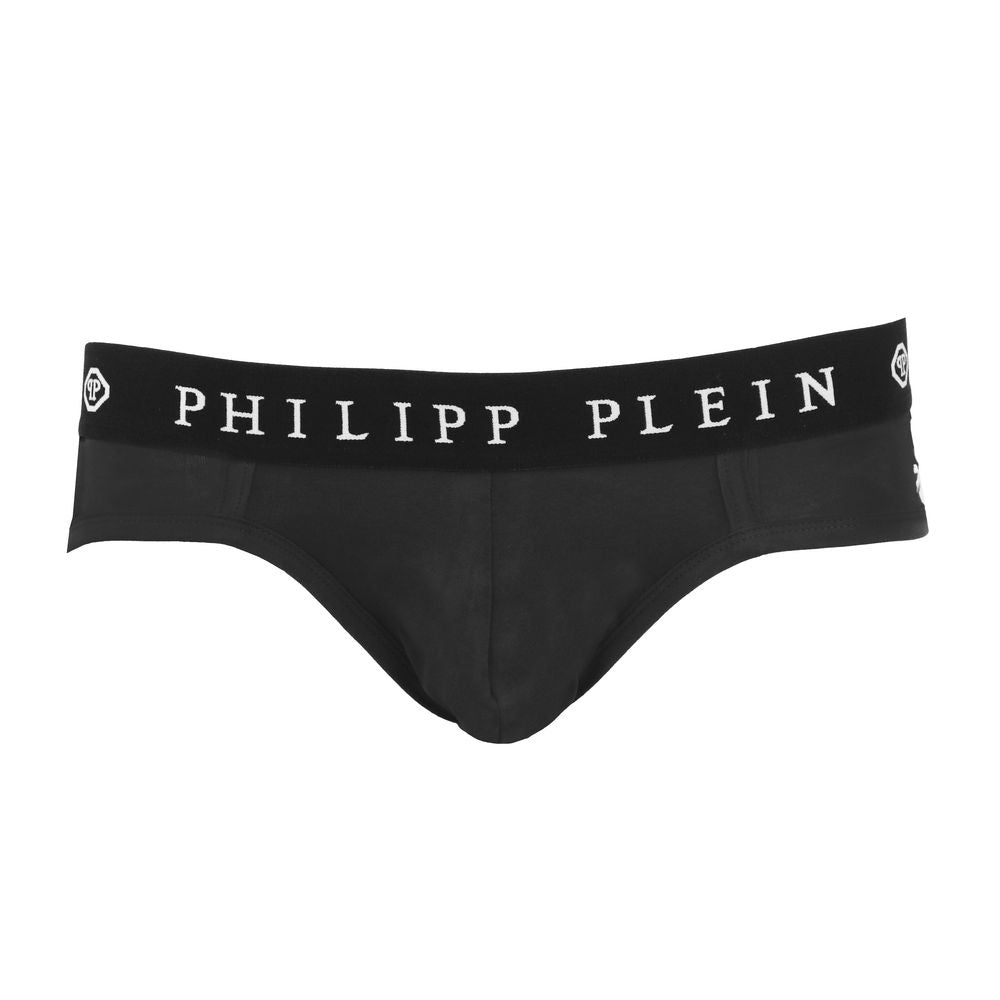 Philipp Plein Siyah Pamuklu Erkek Boxer Şort Paketi